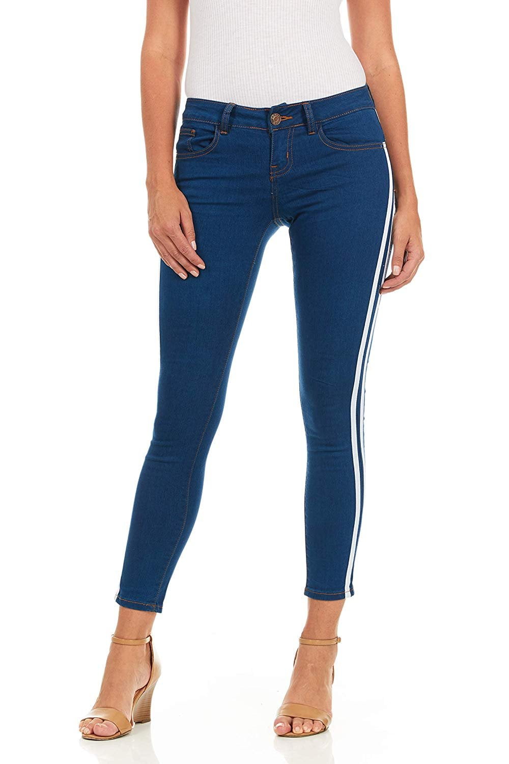 Buy Denim Strip Jeans for Girls (8-9 Years) at Amazon.in